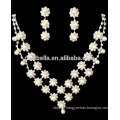 Großhandel Braut Hochzeit Schmuck Sets Braut Schmuck Halskette Ohrring Schmuck Rhinestone